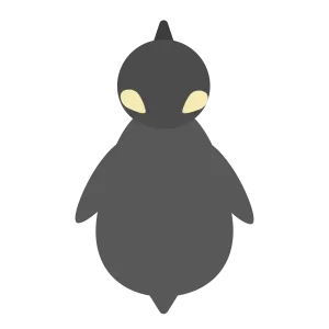 ペンギンの後ろ姿