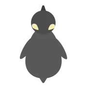 ペンギンの後ろ姿