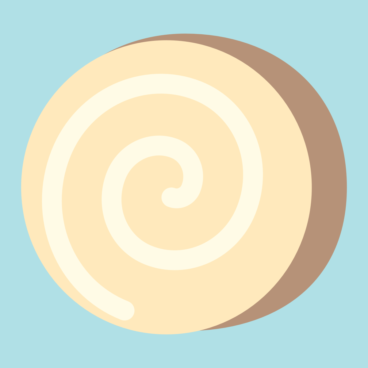 ロールケーキのイラスト