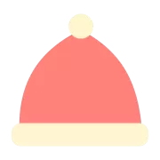 サンタクロースの帽子（ベクターリメイク）