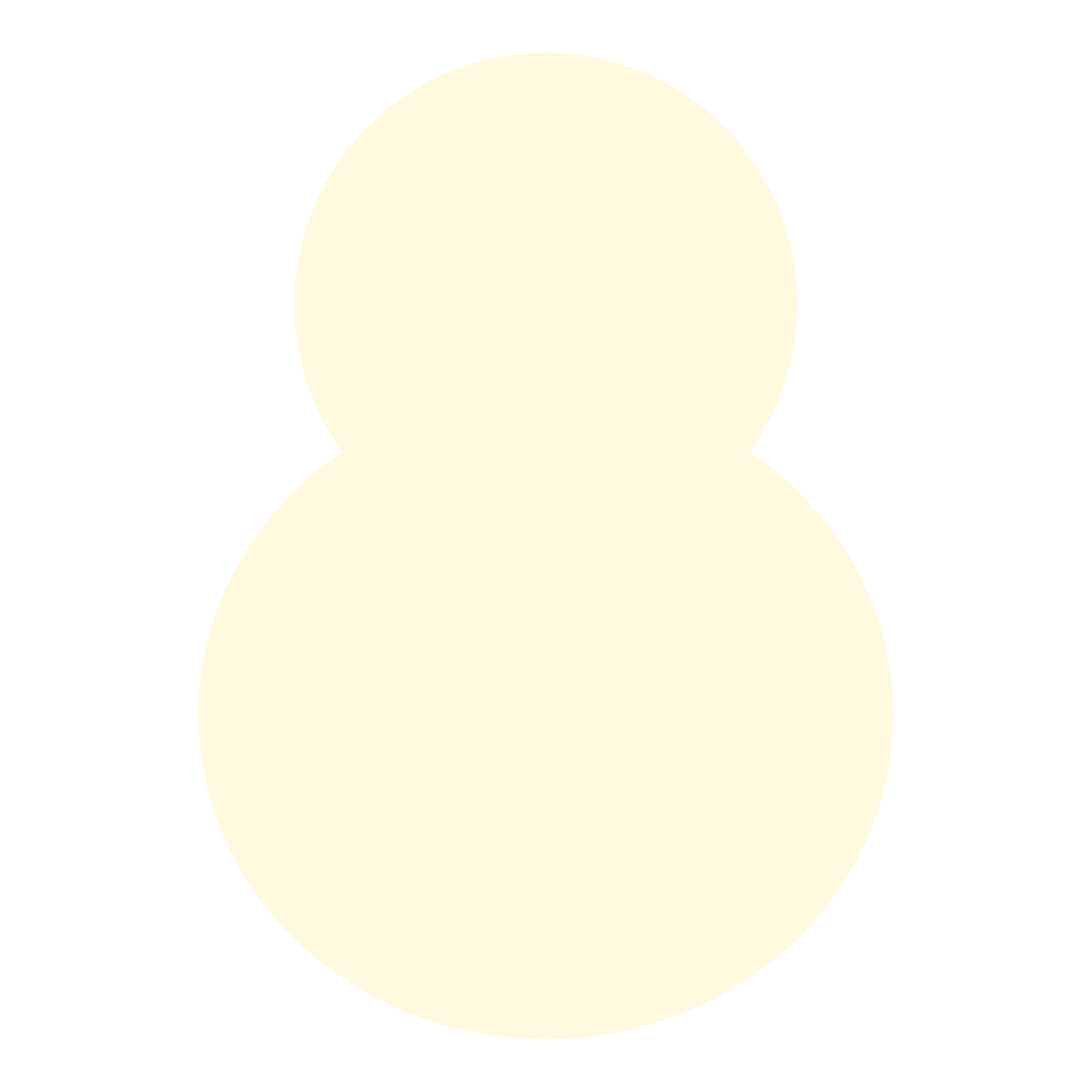 雪だるまの後ろ姿