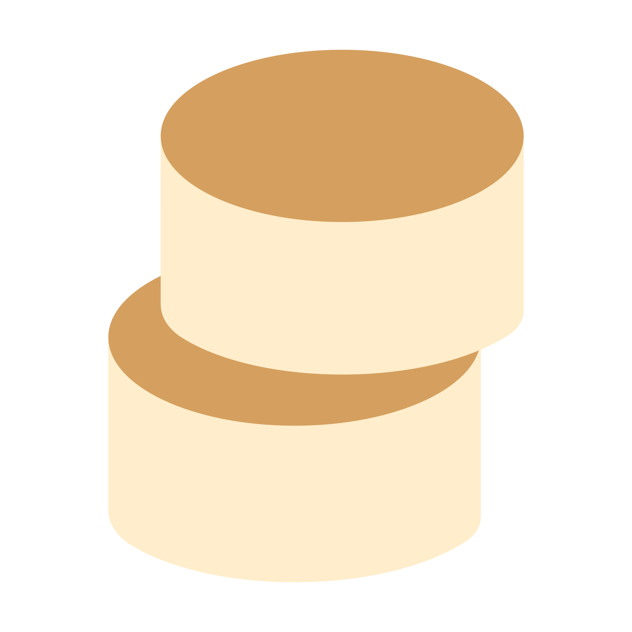 2段のスフレのイラスト