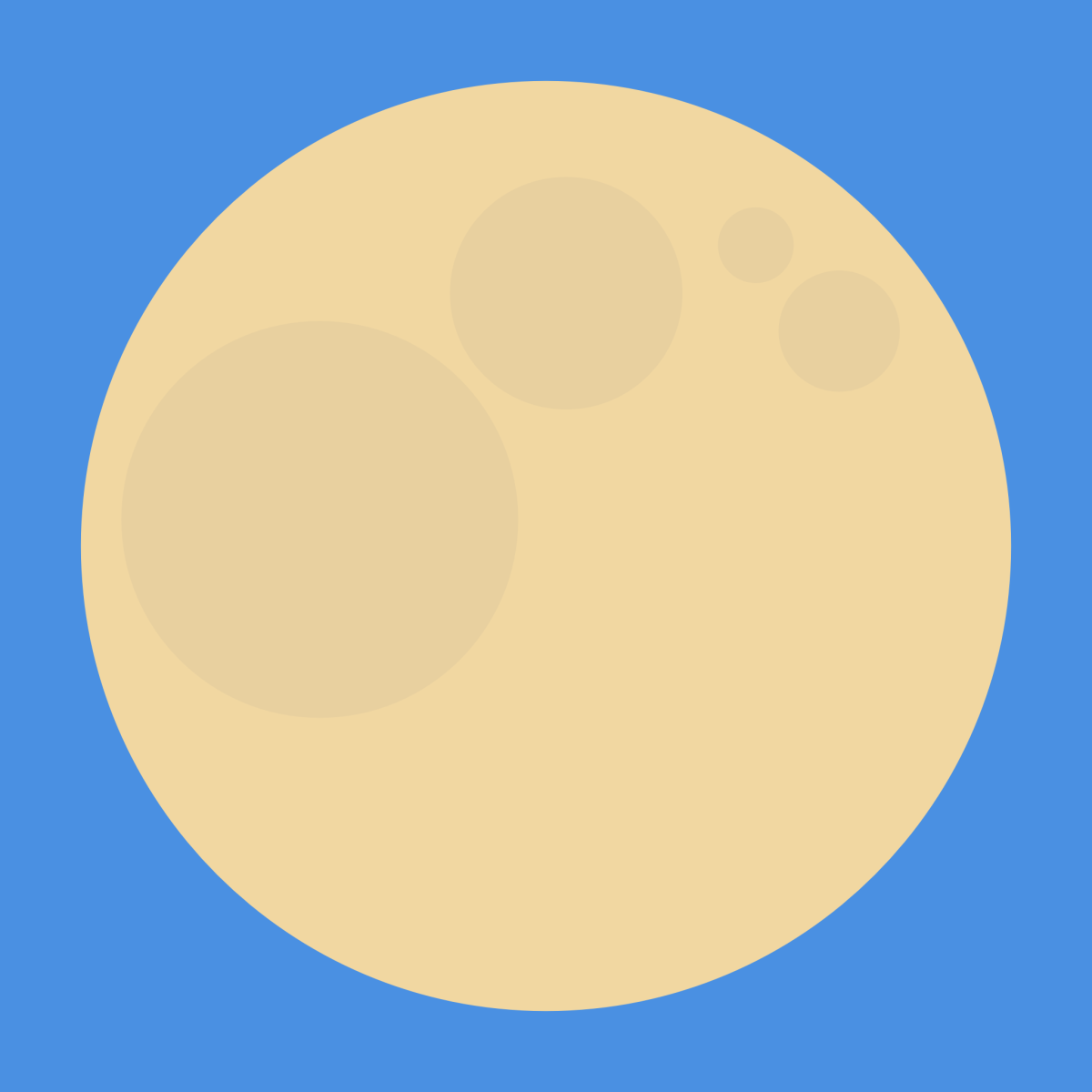 満月のイラスト