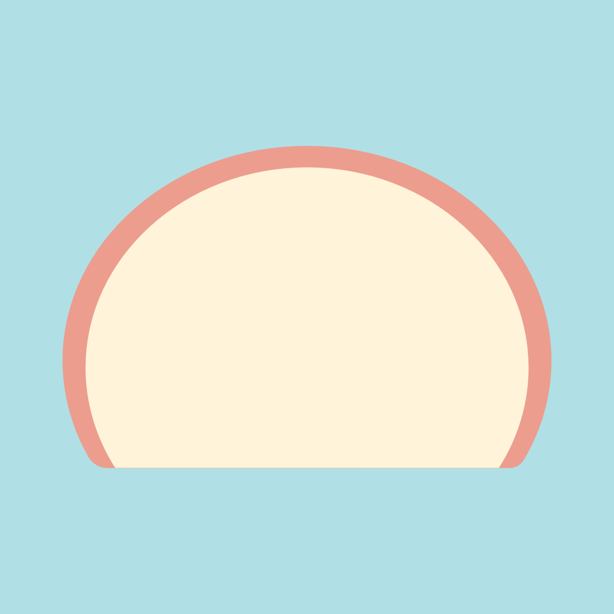 紅白かまぼこ（ベクターリメイク）のイラスト