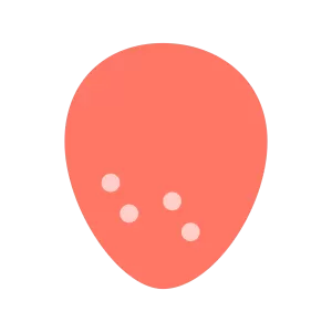 ヘタのないいちご