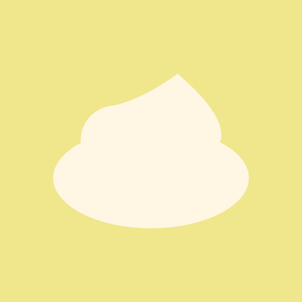 生クリームの角のイラスト