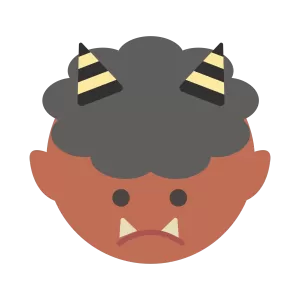 鬼の顔