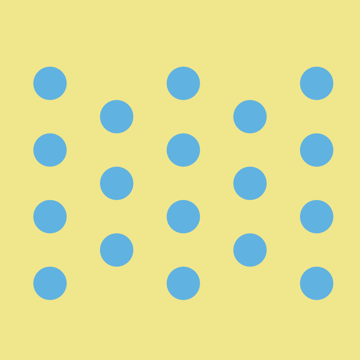 ドット柄のイラスト