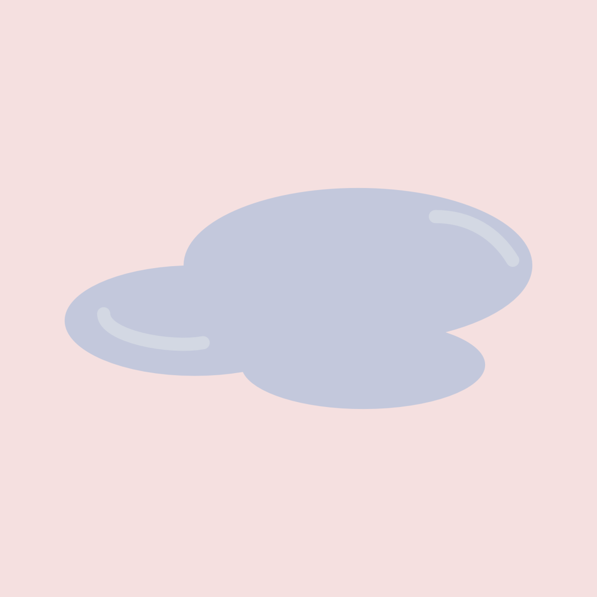 水たまりのイラスト