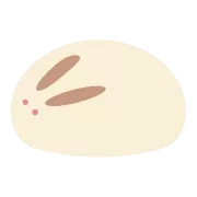 うさぎの饅頭