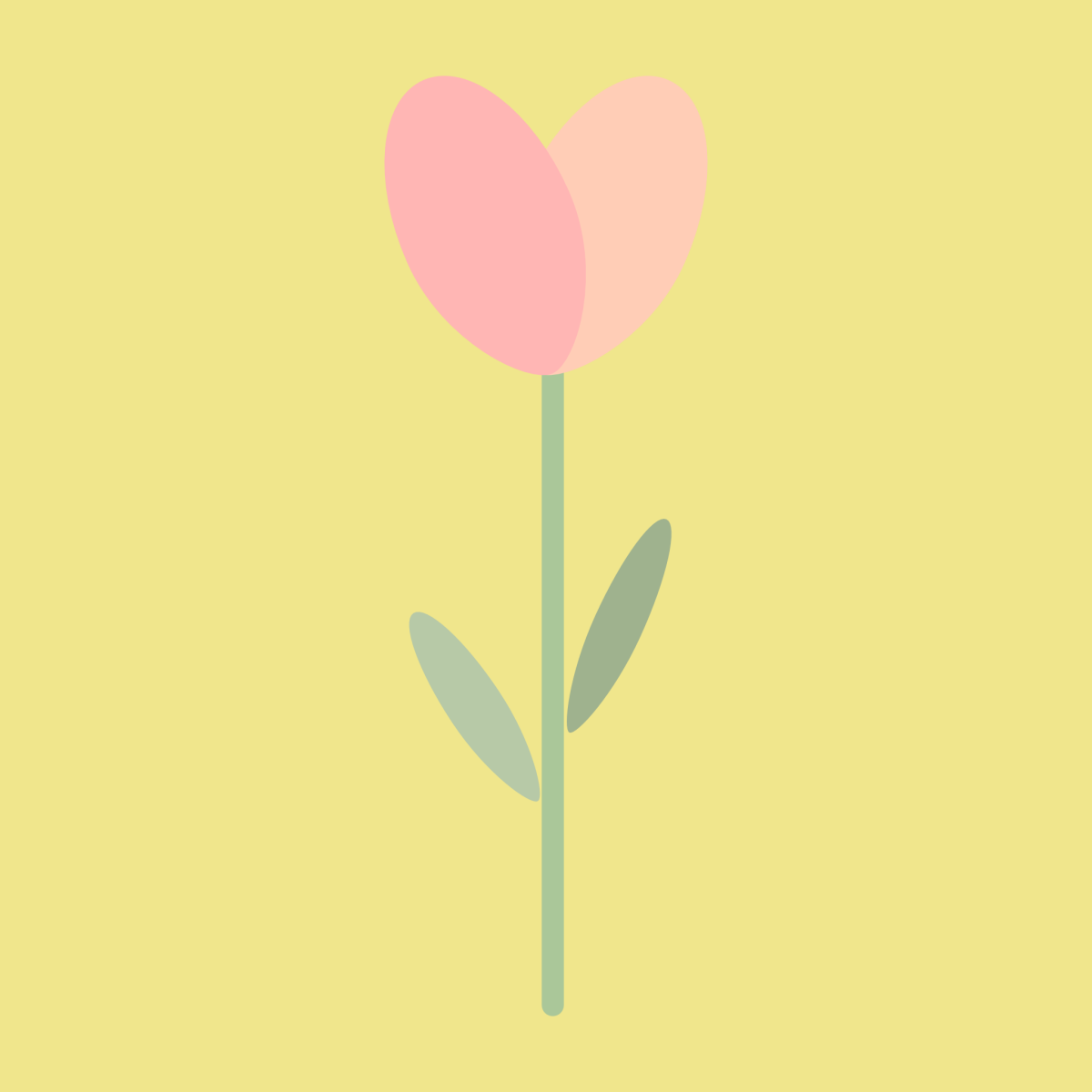 ハートの花