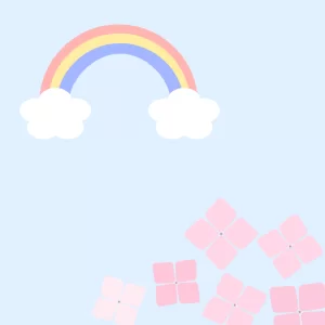 あじさいの虹