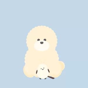 ふわふわの友達