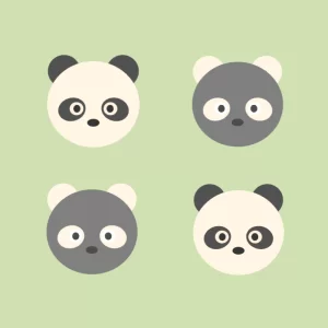 かわいいパンダたち