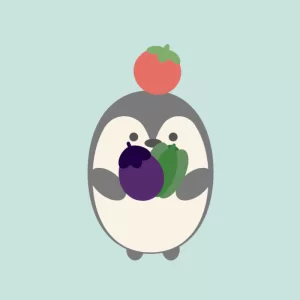 夏野菜とペンギン
