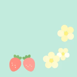 いちごと花の舞