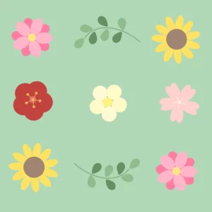 四季の花々