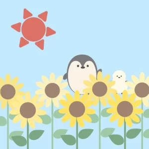 ひまわりと仲間たち