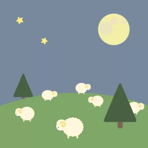 夜の羊たち