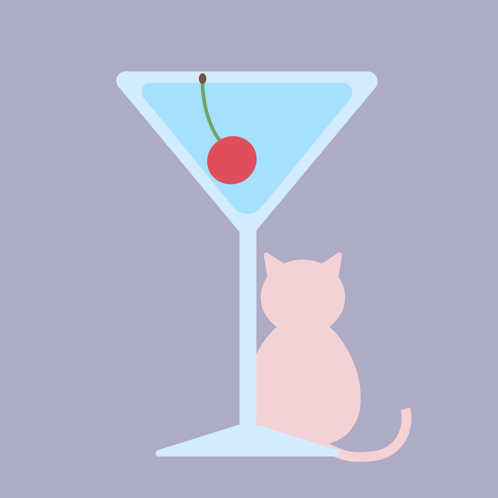 カクテルと猫