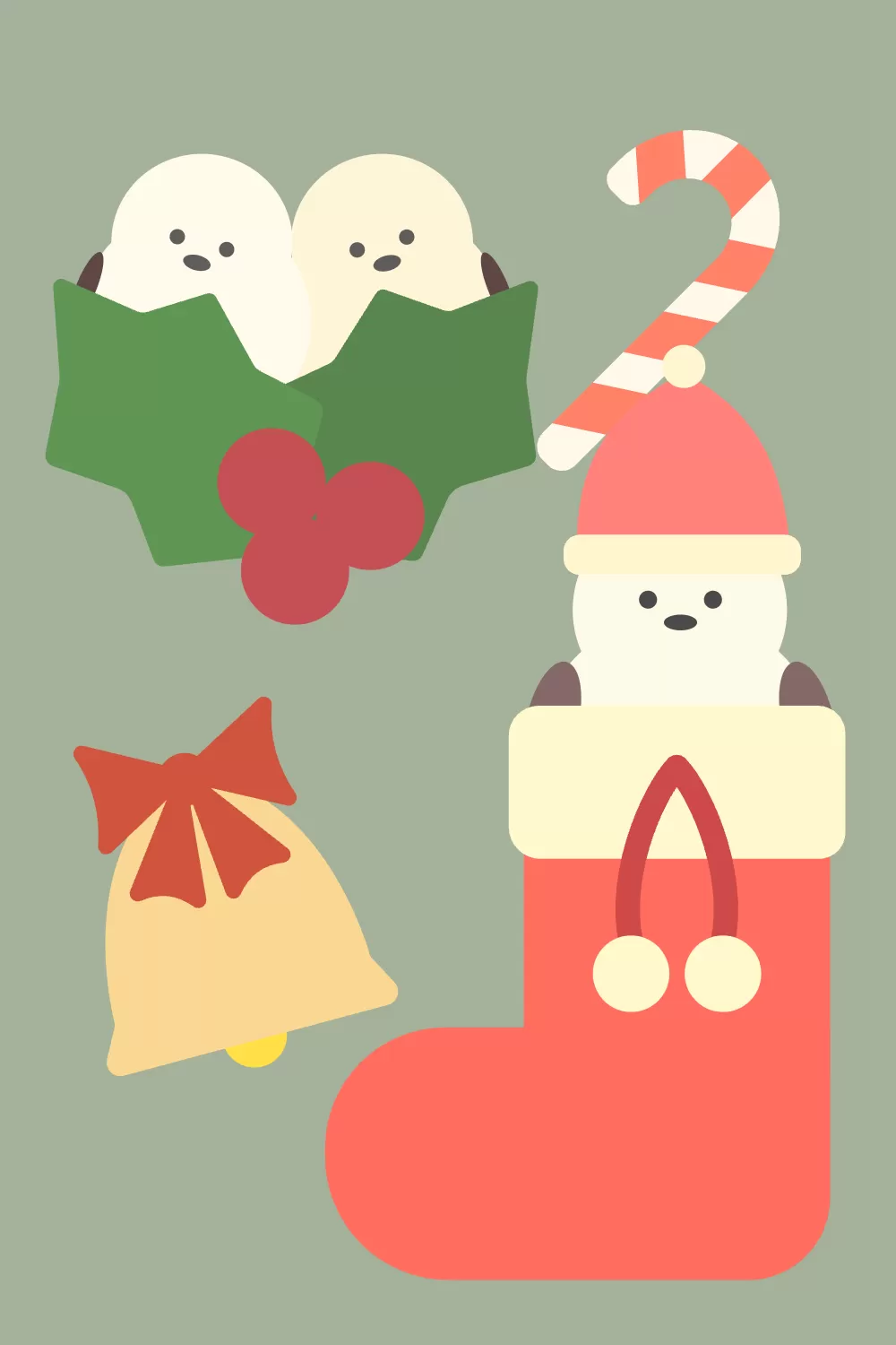 かわいい冬の贈り物