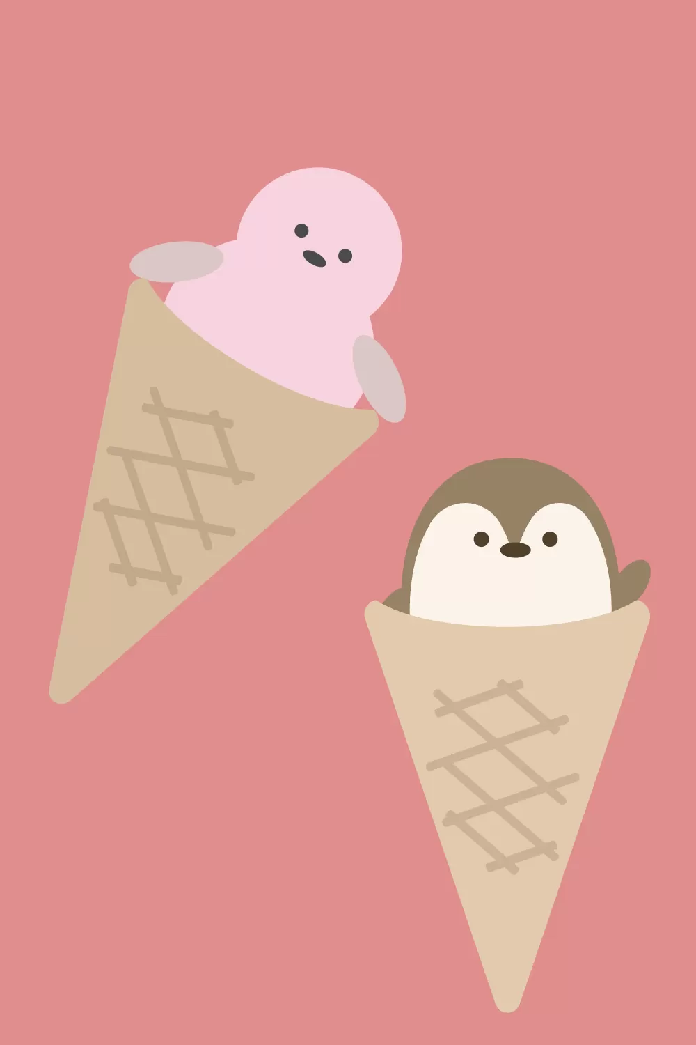 アイスクリームの仲間たち