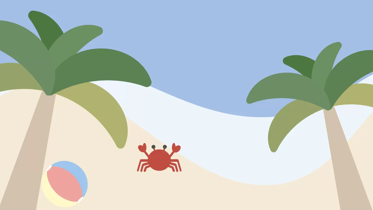 ビーチのひととき