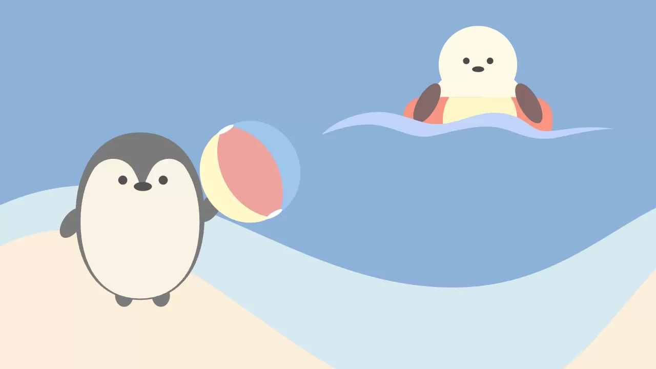 ビーチの仲間たち