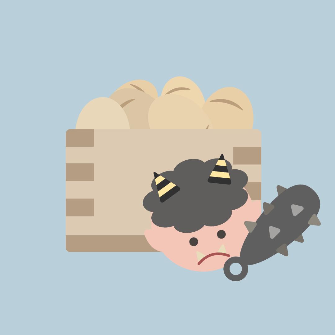 鬼の豆まきパーティー