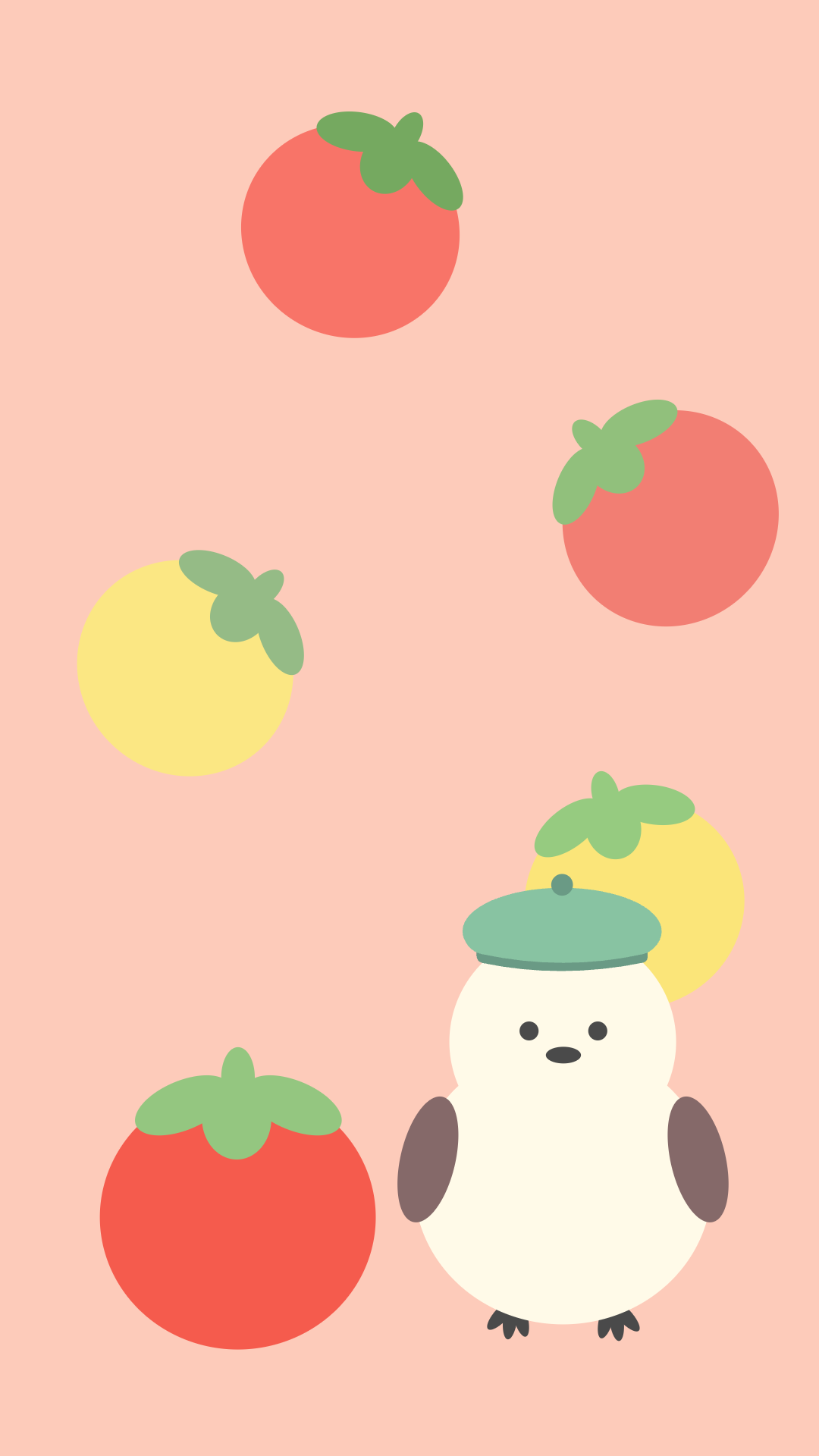 シマエナガとトマトの夢