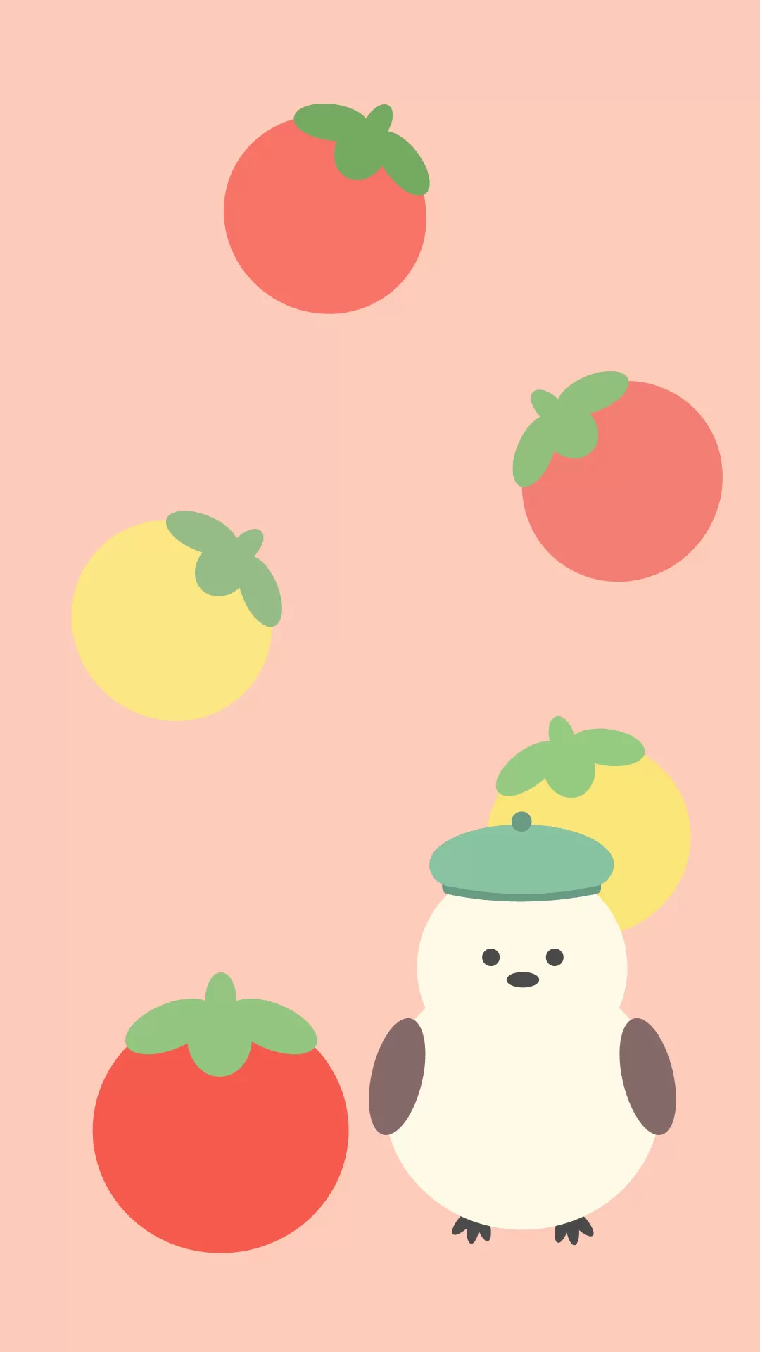 シマエナガとトマトの夢