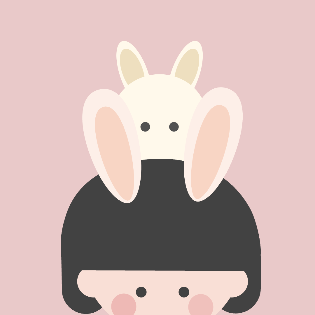 うさぎと女の子の世界