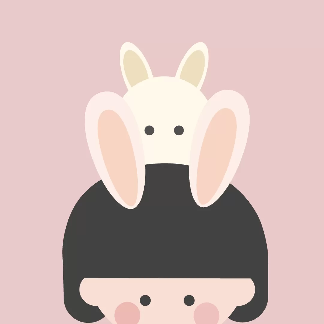 うさぎと女の子の世界