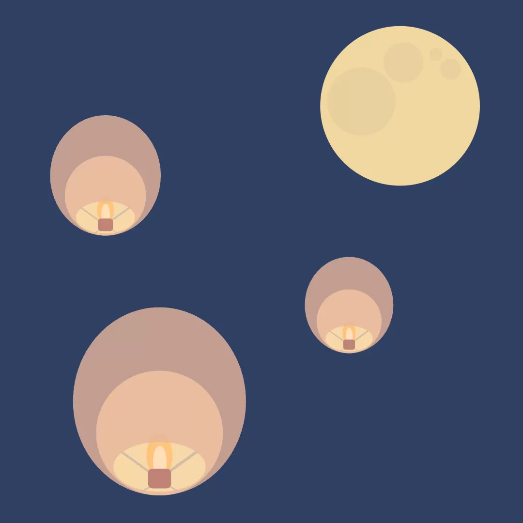 月明かりのランタン