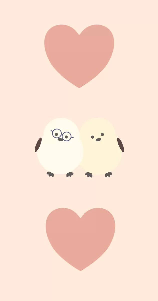 愛らしいシマエナガ