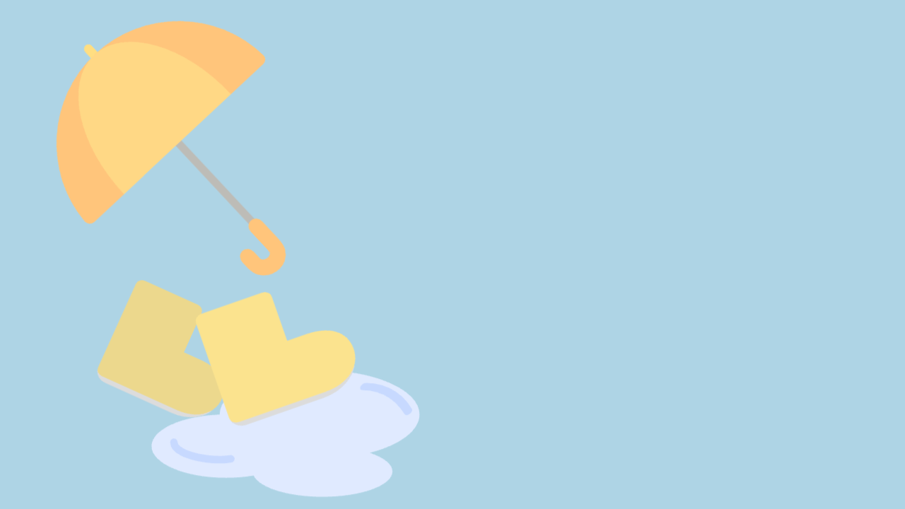 雨の日の楽しみ