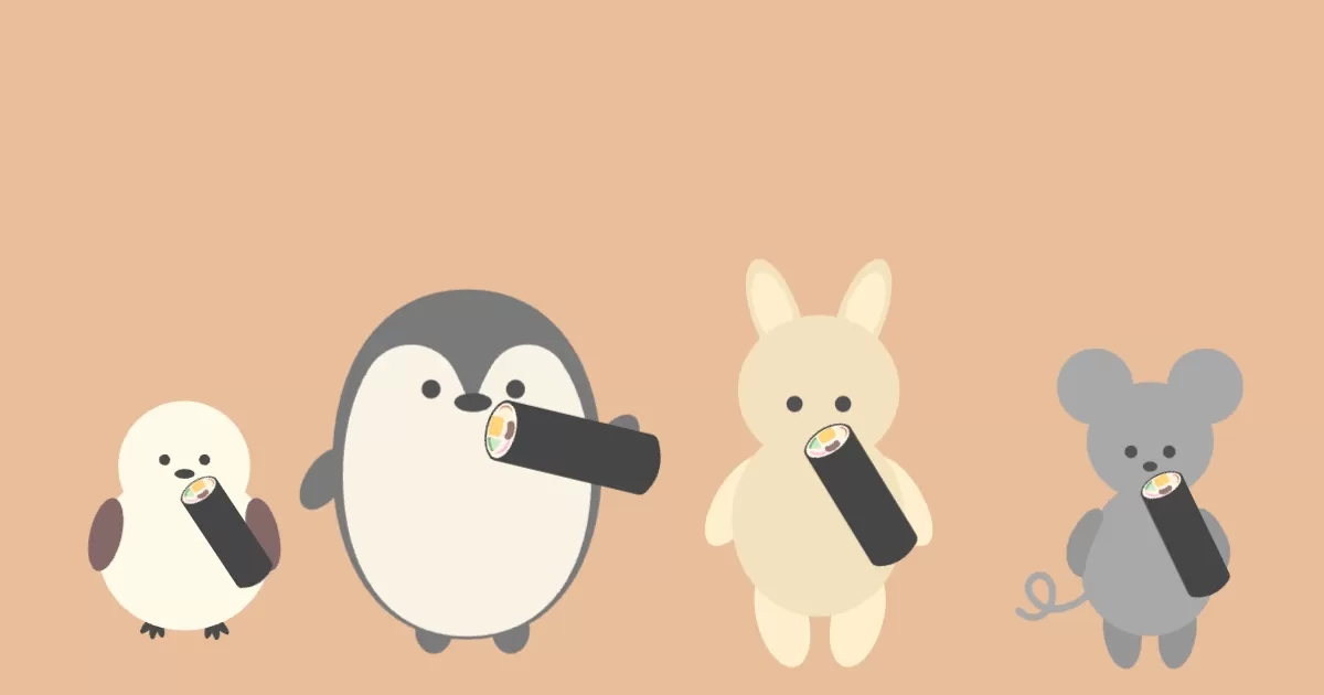 愛らしき恵方巻き仲間