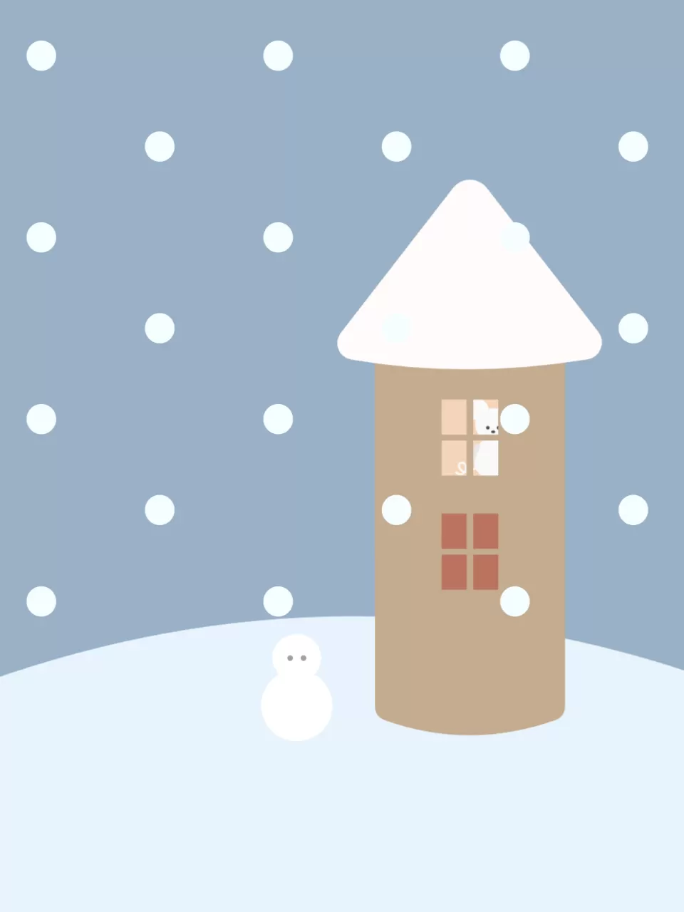 冬の夢が詰まった丘