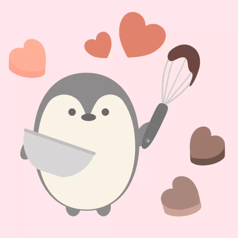 ハートのペンギンシェフ