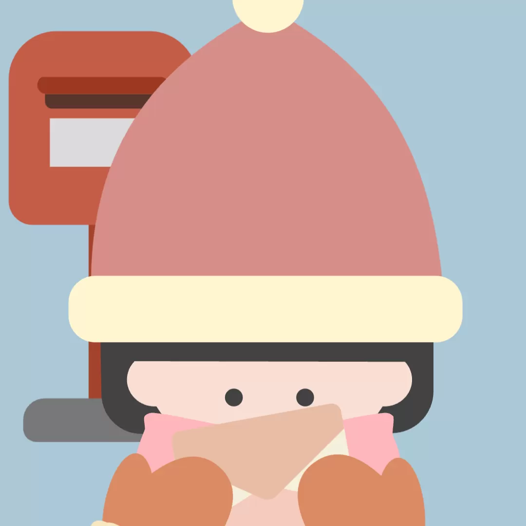 冬の郵便屋さん