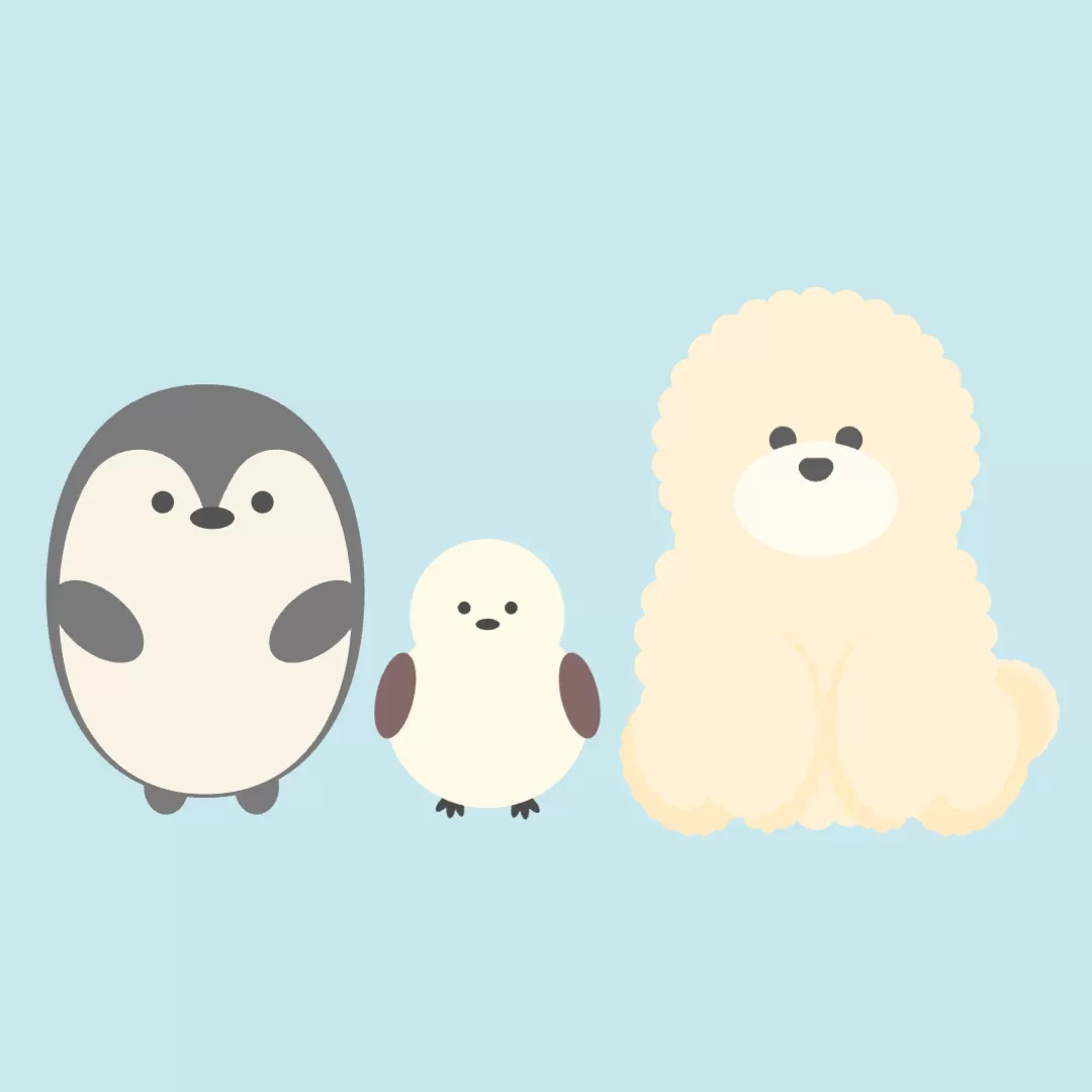 ふわふわの仲間たち