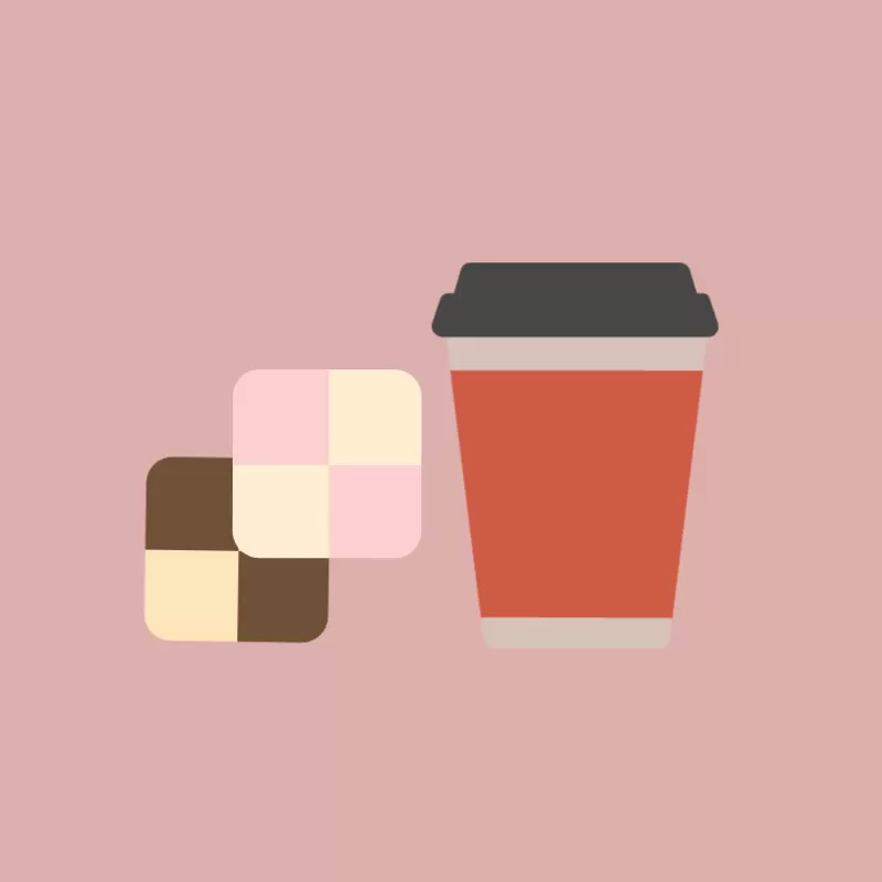 コーヒーと甘いひととき