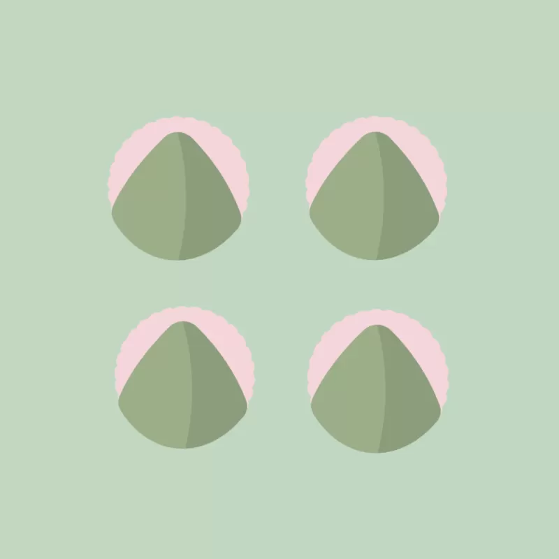 春の桜餅アート