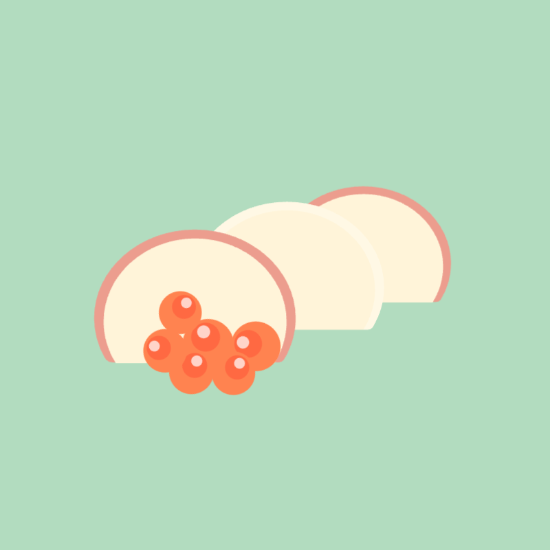 紅白かまぼこの饗宴