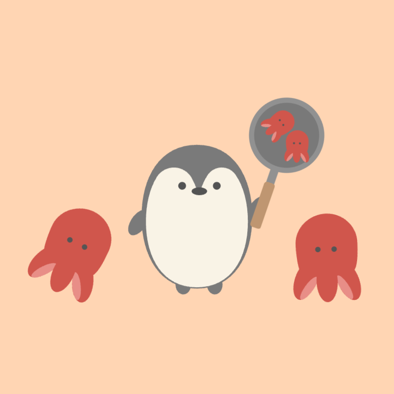 ペンギンのいたずら