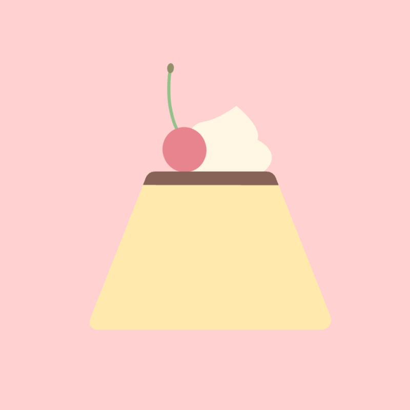 さくらんぼのプリン夢