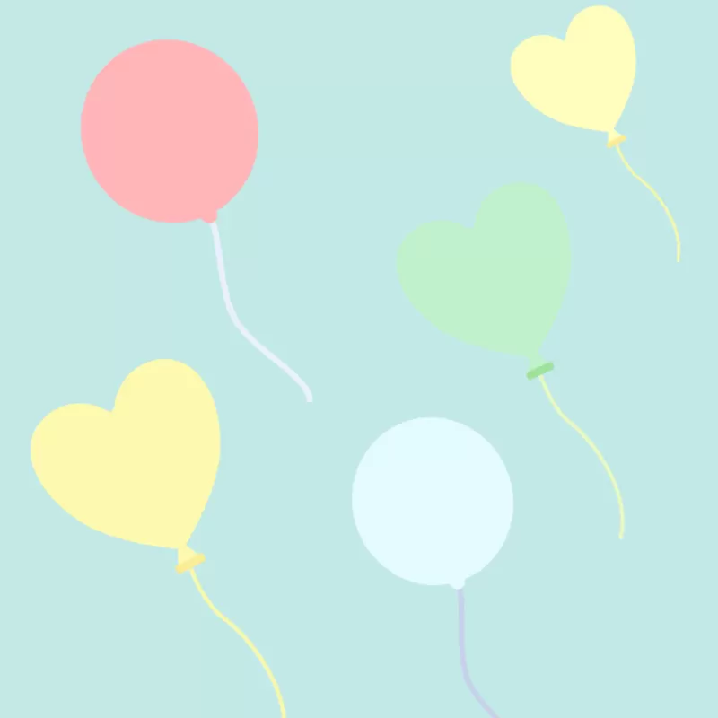 心躍る風船の舞