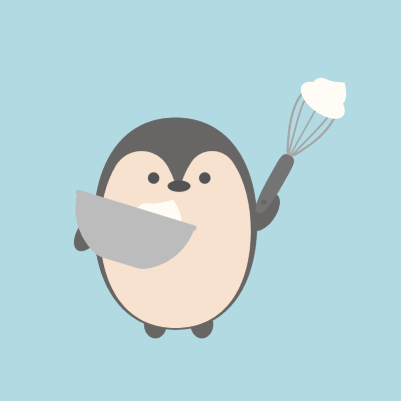 ペンギンのスイーツパーティ