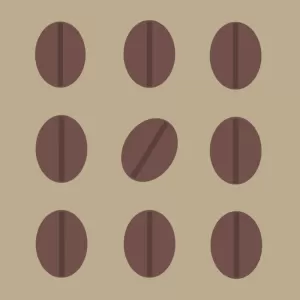 コーヒー豆のリズム