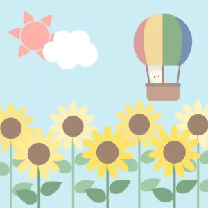 ひまわりと空の冒険
